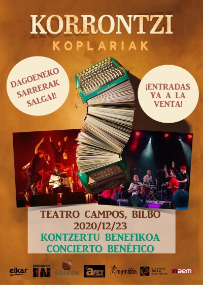 ¡ESTRENO! ESTE MIÉRCOLES, 23 DE DICIEMBRE, ¡KORRONTZI &quot;KOPLARIAK&quot;!